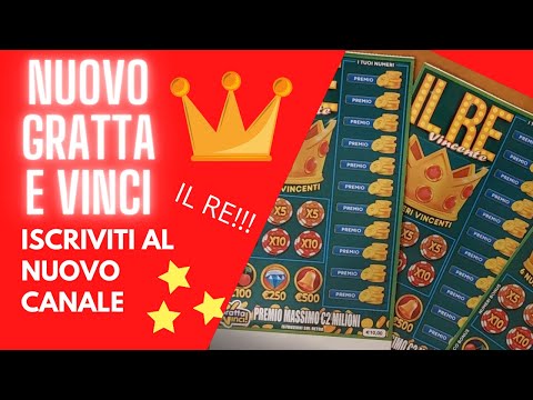 GRATTA E VINCI NUOVO: IL RE! Abbiamo vinto anche questa volta!👑💎​