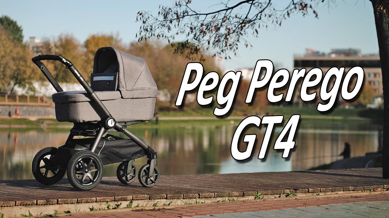 миниатюра 1 Видео о товаре Коляска прогулочная Peg-PeregoGT4, City Grey (Серый)