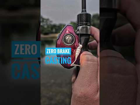 Casting UL lure with zero brakes on a BFS Baitcasting Reel! Daiwa Salamandura Air TW
