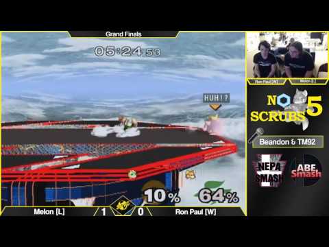 No Scrubs 5 Melee Singles: Melon (Puff) Vs. Ron Paul (Fox) Grand Finals