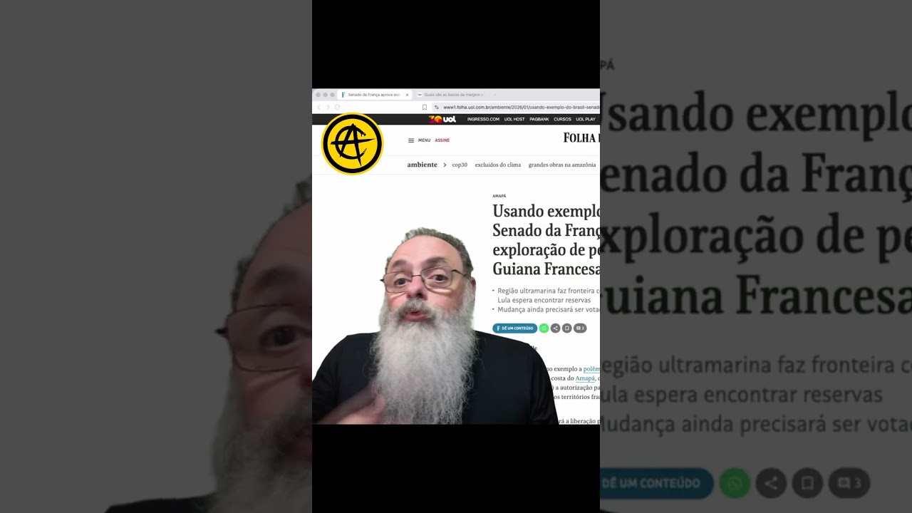FRANÇA imita o BRASIL e EXPLORA PETRÓLEO na GUIANA FRANCESA: LULA destruindo MOVIMENTO AMBIENTALISTA