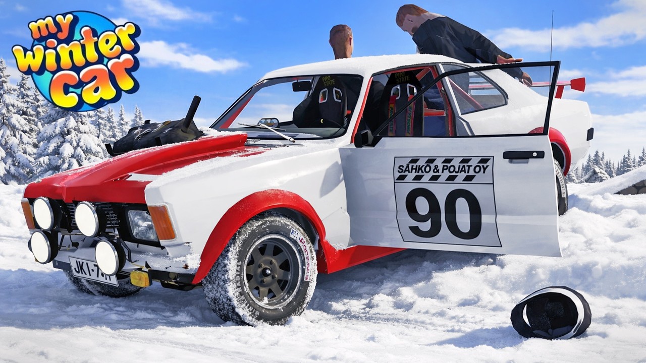 My First Rally Was a Disaster in My Winter Car