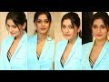 RX 100 Movie Actress Payal Rajput Flaunts Bold Body In Sexy Sky Blue Blazer Outfit