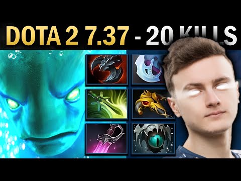 Morphling Gameplay Miracle with 20 Kills and Skadi - Dota 7.37