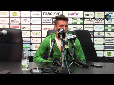 Latina-Carpi, Matteo Bruscagin in conferenza stampa