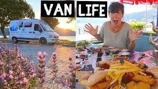 VAN LIFE TURKEY - Turkish Breakfast in Eğirdir & Mountain Drive [S6-E127]