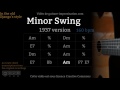 Minor Swing (160 bpm) (Old Style) - Gypsy jazz Backing track / Jazz manouche