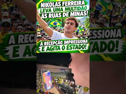 🔥 NIKOLAS FERREIRA REÚNE MULTIDÃO EM MINAS GERAIS! 🇧🇷