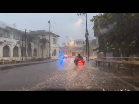 Viajamos de Florencia a Curillo en mesio de tremendo aguacero. #Caquetá