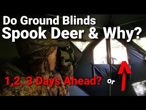 Ground Blind Hunting For Whitetail Deer