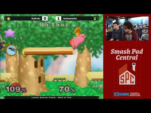 SPC 147 Melee Losers Quarters - Soltrain (Peach) vs Joshuwasha (Green Marth)