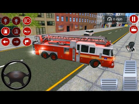 Fire Truck Driving Simulator 2020 🚒 Real Emergency Services Game - Android GamePlay