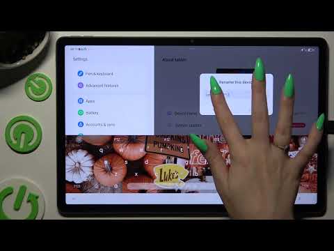 Lenovo Tab P12 - How to Change Device Name - Personalize Your Tablet Settings
