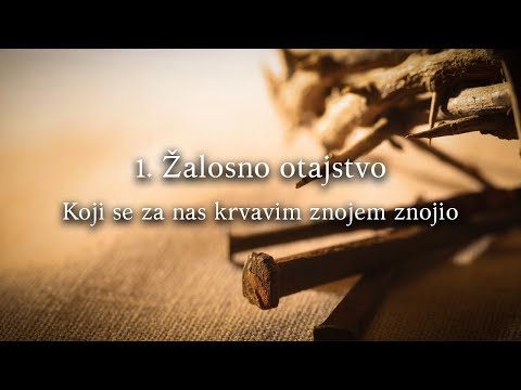 Prijestolje mudrosti - 1. Žalosno otajstvo (Getsemanski vrt)
