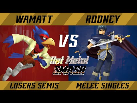 Hot Metal Smash #7 Losers Semis - WAMatt (Falco) vs. Rodney (Marth) - Melee