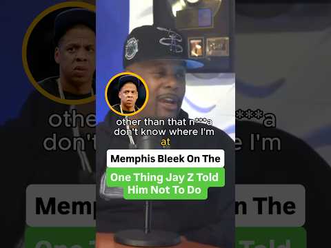 Memphis Bleek On The One Thing Jay Z Told Him Not To Do