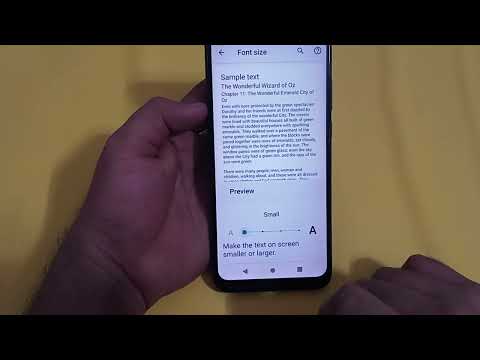 how to change font size in Nokia g11 Plus, Nokia g11 plus mein font size change Karen