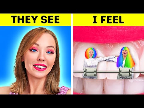 GIRLS' PROBLEMS and FAILS || WHAT IT'S LIKE TO BE A GIRL || ME vs BRACES by La La Life GOLD