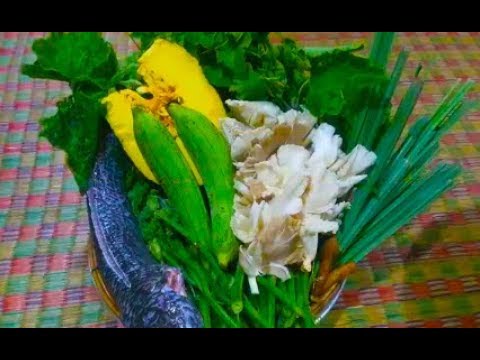 Healthy Soup - Fish Soup With Mix Vegetables - Delicious Asian Food