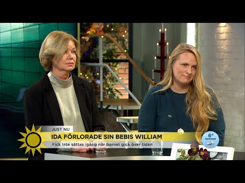 ”William dog i min mage, där bebisar ska vara som tryggast” - Nyhetsmorgon (TV4)