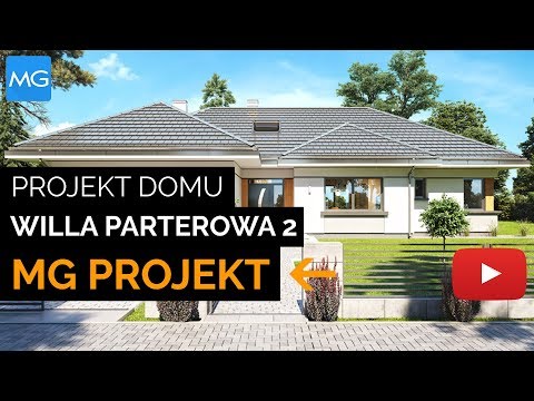Projekt domu Willa Parterowa 2 MGProjekt - 135,75 m2