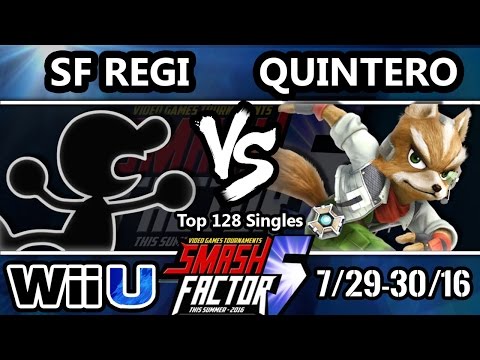 SF5 Smash 4 - SF | Regi (G&W) Vs. Quintero (Fox) SSB4 Top 128 - Smash Wii U