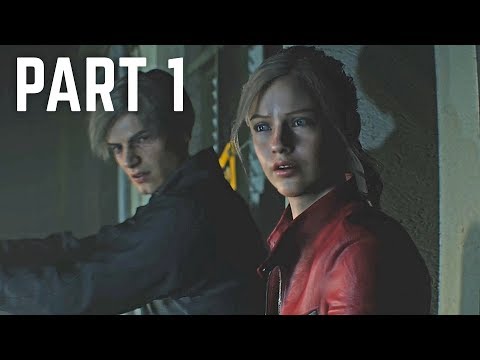 Resident Evil 2 Remake - First 23 Minutes Gameplay Walkthrough Part 1 - Leon Story