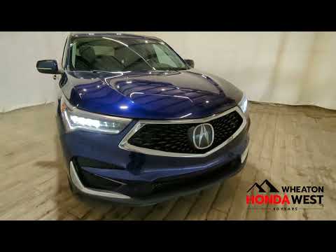 2021 Acura RDX Elite AWD in Obsidian Blue Pearl for sale at Wheaton Honda West in Calgary, AB