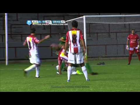 Sólo tenía que empujarla. Aldosivi-Instituto. Fecha 26. Torneo Primera B Nacional.Fútbol Para Todos