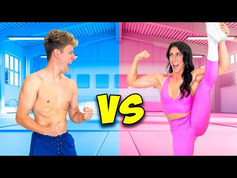 Girls VS Boys Gymnastics Challenge!
