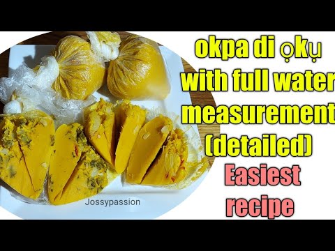 How to cook okpa wawa. Okpa di oku. Okpa 9th mile (with full measurements) Bambara pudding | UPDATED