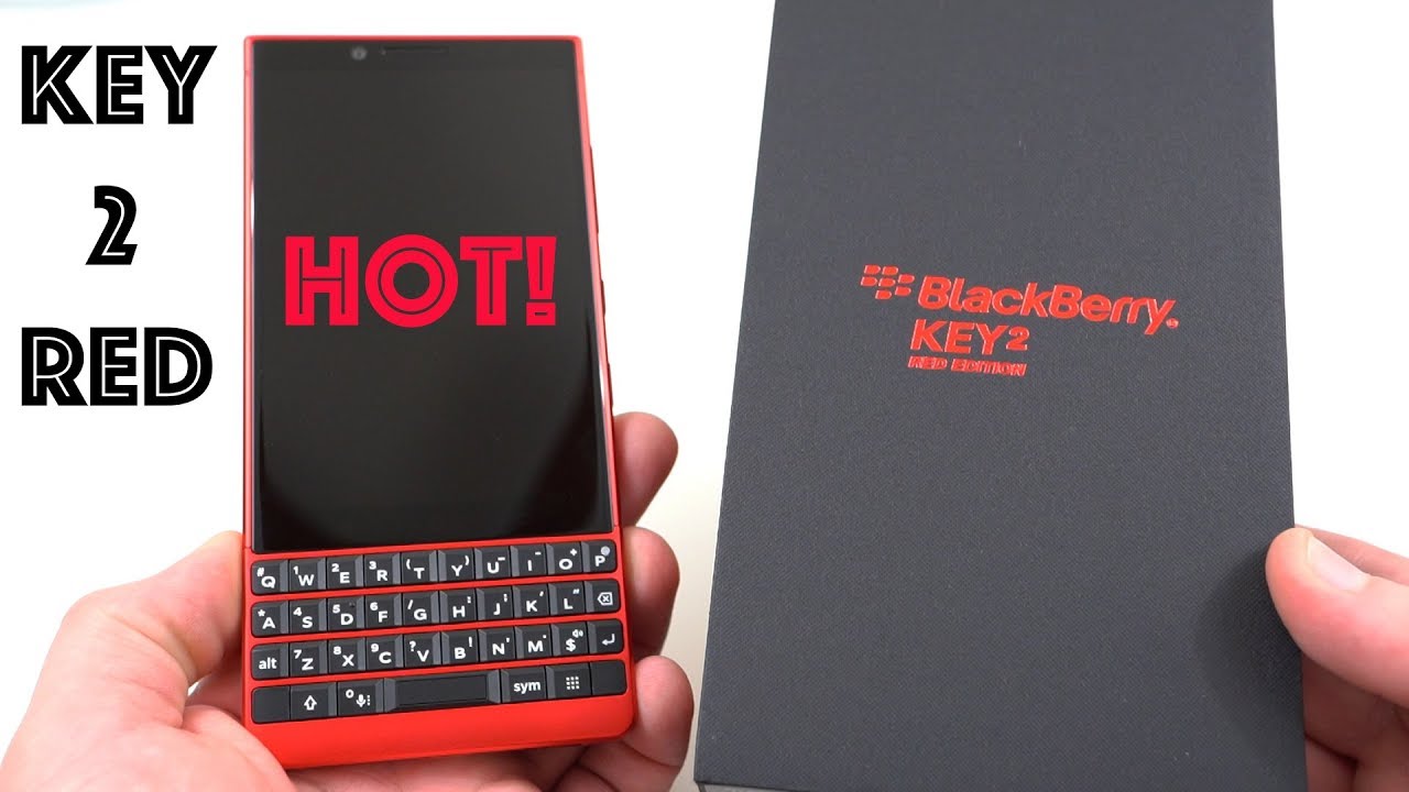 Blackberry Key 2 Red Edition is HOT!