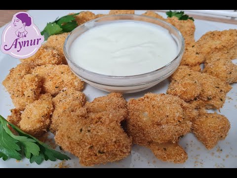 Würziger Blumenkohl aus dem  Ofen mit Paniermehl und Parmesankäse Panade