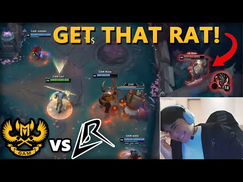 GAM Levi's Reaction to BAUS Being a Rat in LR vs GAM Scrims [ENG SUB]