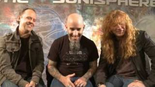 Lars Ulrich - Dave Mustaine ... / AND﻿ SCOTT IAN / and Kerry King from Slayer.