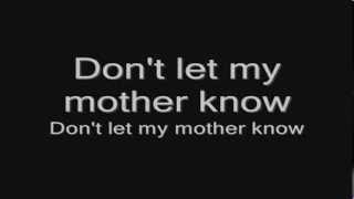 Lordi- Don&#39;t Let My Mother Know (lyrics) HD