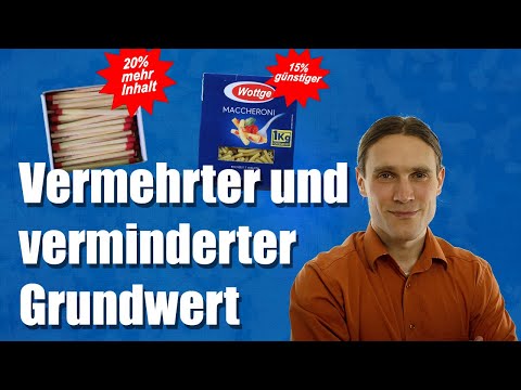 Vermehrter und verminderter Grundwert | Prozentrechnen