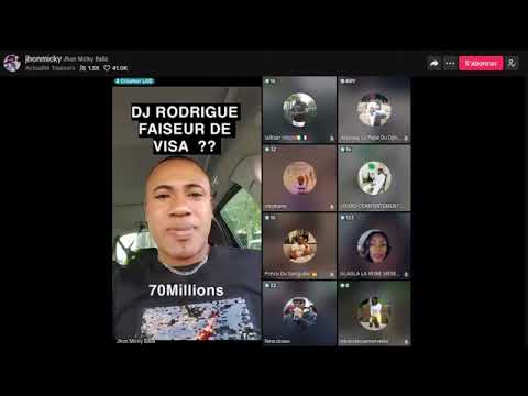 DJ Rodrigue au cœur d’une affaire d’escroquerie et faiseur de FAUX VISA