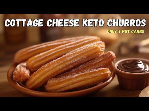 Insane Cottage Cheese Keto Churro Recipe! Must try Dessert for low carb