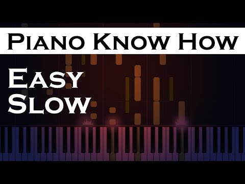 Despacito - Luis Fonsi ft Daddy Yankee - Easy SLOW Piano Tutorial