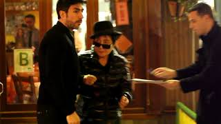 Yoko Ono and Sean Lennon leave Da Silvano restaurant in New York City