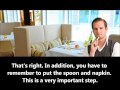 Western Table Manners Table Setting