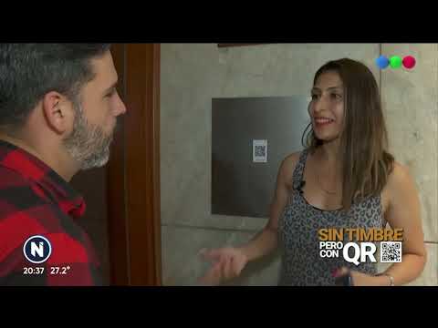 Un Código QR, la alternativa tecnológica contra los constantes robos del portero eléctrico