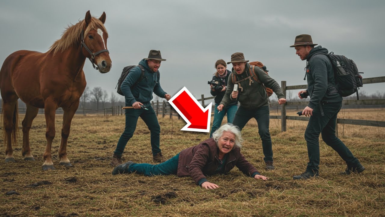 Farmer Attacked by Tourists, and What the Ex-Police Horse Did Left Everyone Frozen!