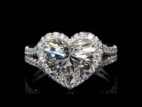 Hamra Jewelers Heart Shaped Diamond Ring