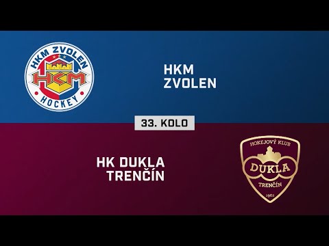 33. kolo: HKM Zvolen – HK Dukla Trenčín 5:2 (HIGHLIGHTY)