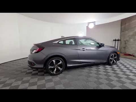 2017 Honda Civic Coupe Touring CVT in Gray for sale at Murray Mazda in Chilliwack, BC