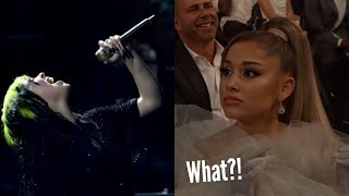 Ariana Grande reacting to various famous singers!