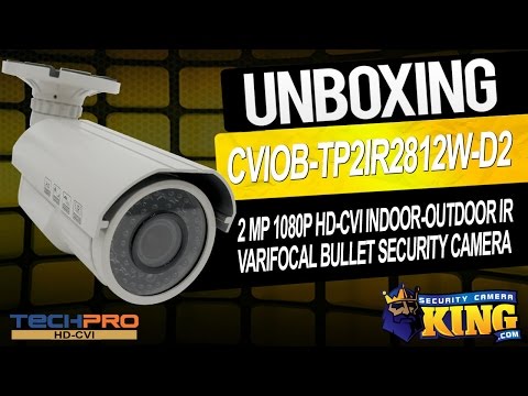 Unboxing - 2 MP 1080p HD-CVI Indoor-Outdoor IR Varifocal Bullet Camera - CVIOB-TP2IR2812W-D2