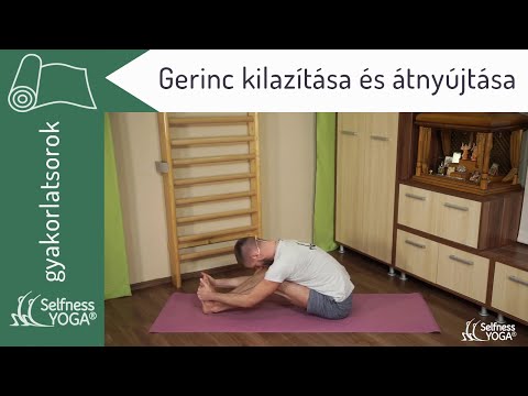 Gerinc kilazítása és átnyújtása 20 perces jóga gyakorlatsorral - jóga gyakorlás